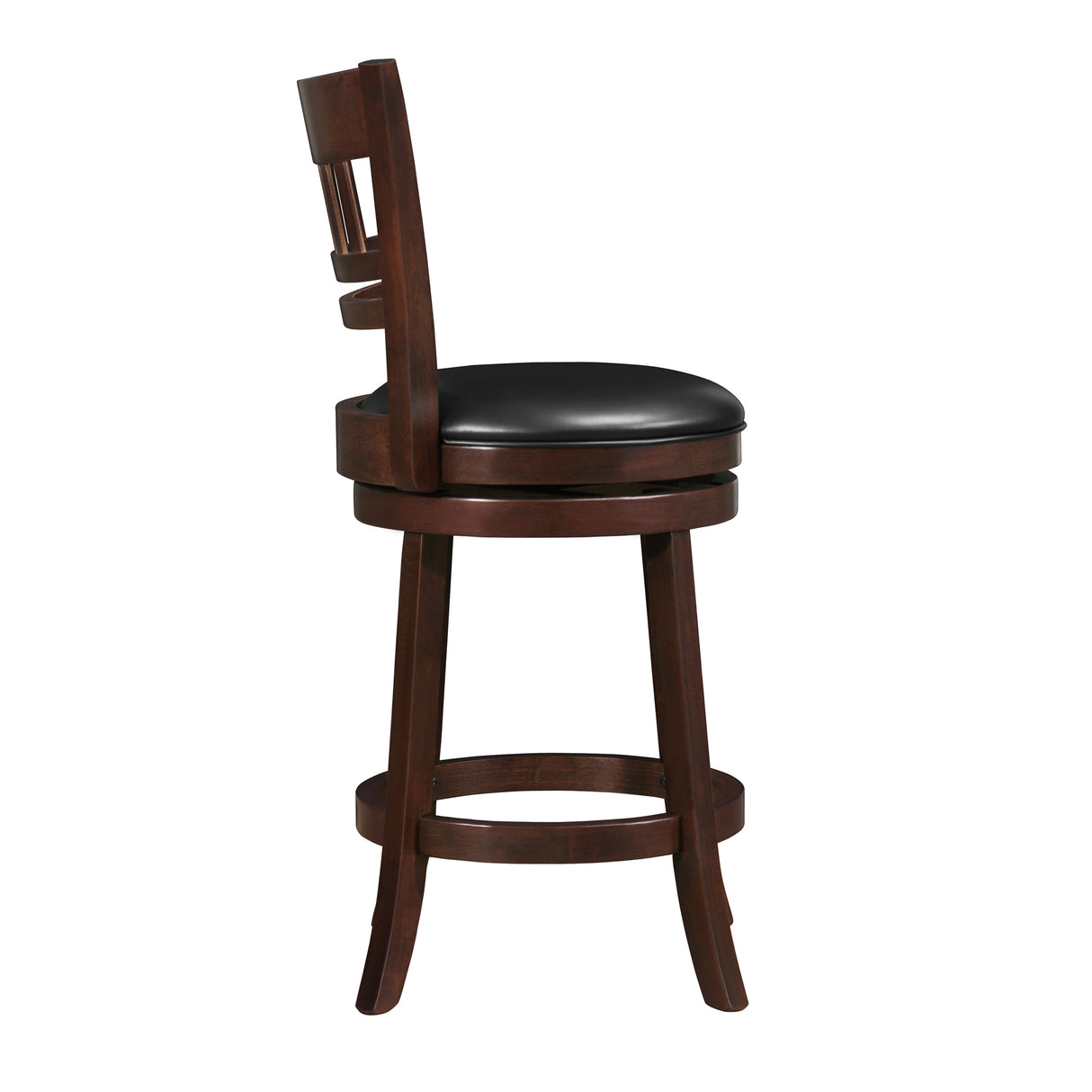 1140E-24S Black Swivel Counter Height Chair from Homelegance - Luna Furniture