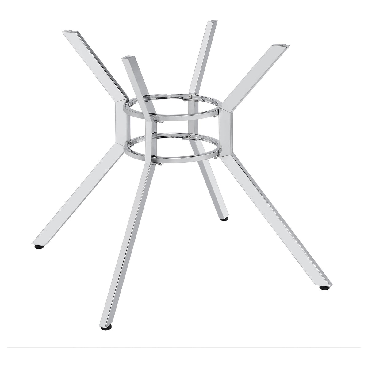 Steele Chrome Spoke Metal Dining Table Base from Coaster - Luna Furniture