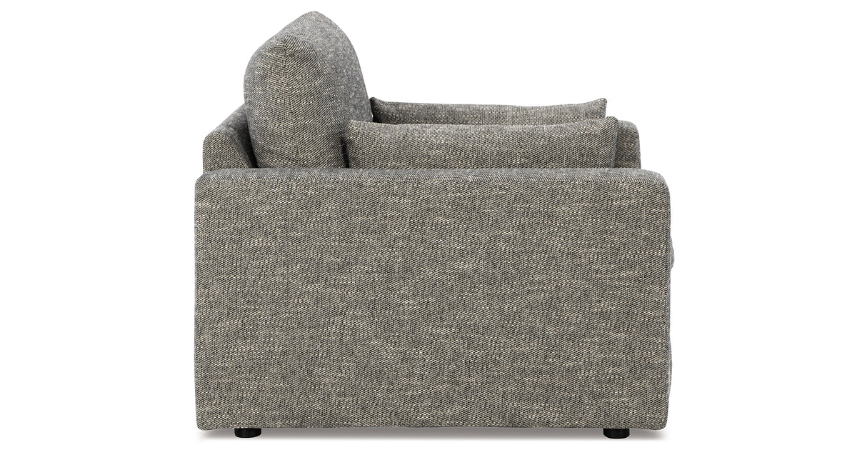 Dramatic Granite Chair and Ottoman from Ashley - Luna Furniture