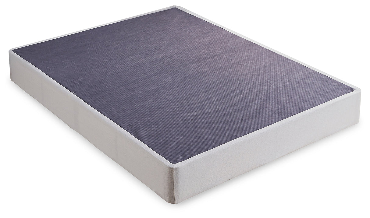 12 Inch Ashley Hybrid Mattress with Foundation in Gray from Ashley - Luna Furniture