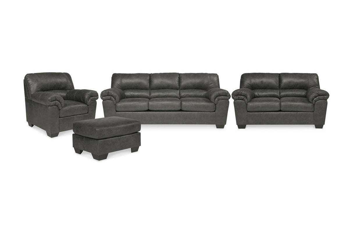 Bladen Slate Sofa, Loveseat, Chair and Ottoman from Ashley - Luna Furniture