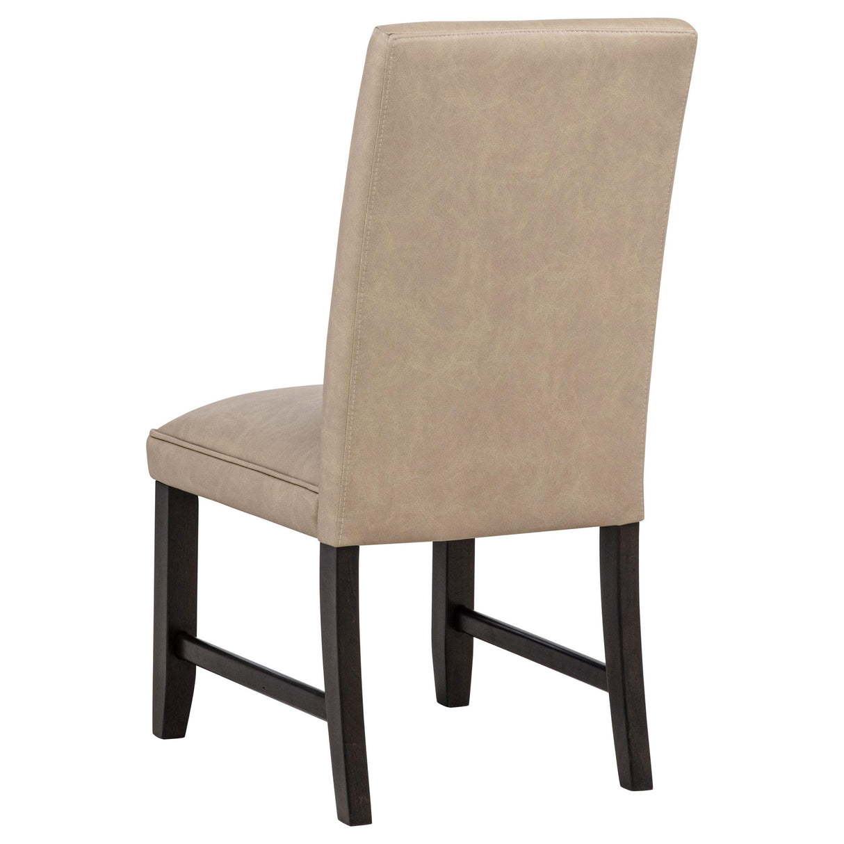 Averill Tan / Coffee Bean and White 7-piece Marble Top Dining Set from Coaster - Luna Furniture