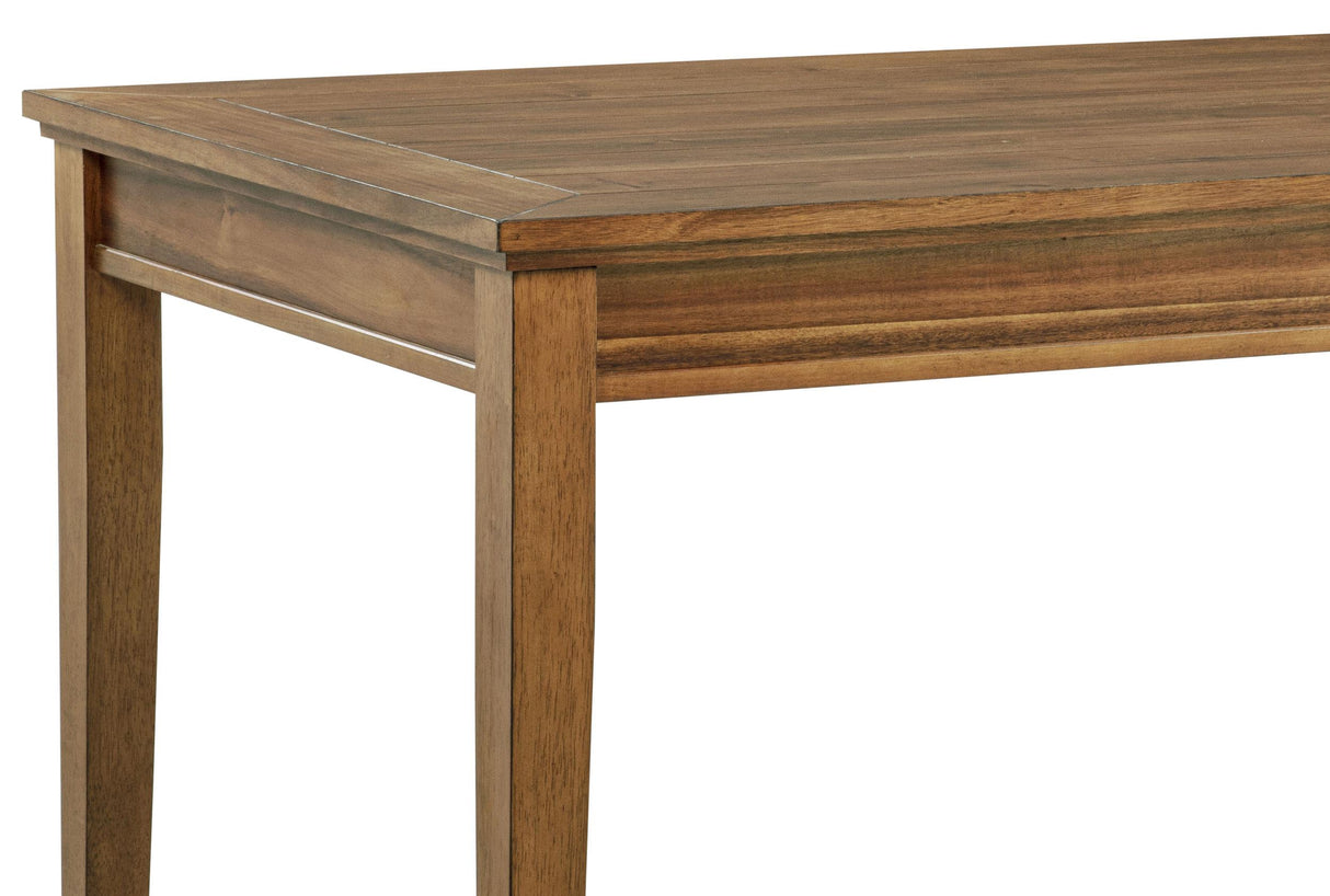 Atwood Warm Brown 5-piece Rectangular Wood Dining Set from Coaster - Luna Furniture