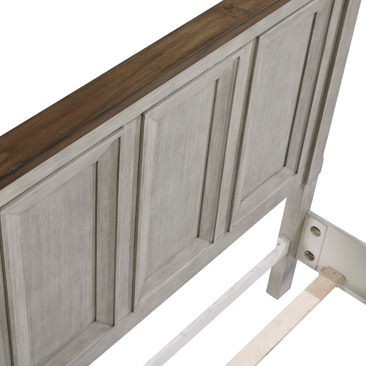 Renton Antique Gray/Brown Queen Bed, Dresser, Mirror, and Nightstand, Chest from Homelegance - Luna Furniture