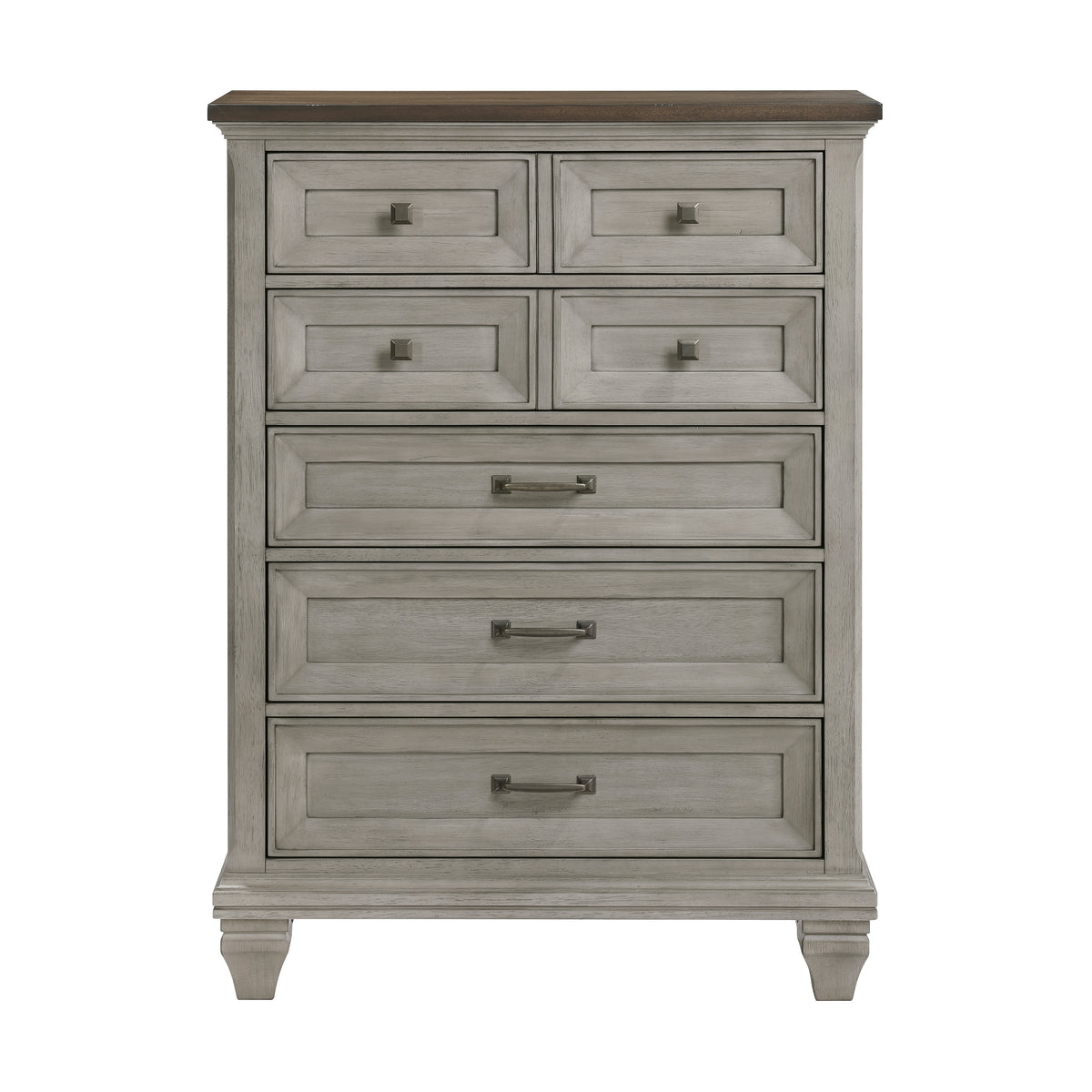 Renton Antique Gray/Brown Nightstand from Homelegance - Luna Furniture