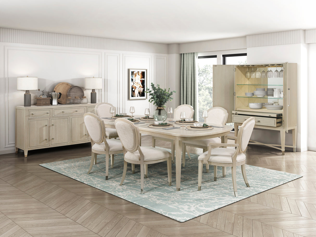 Genoa Light Oak Bar Cabinet from Homelegance - Luna Furniture