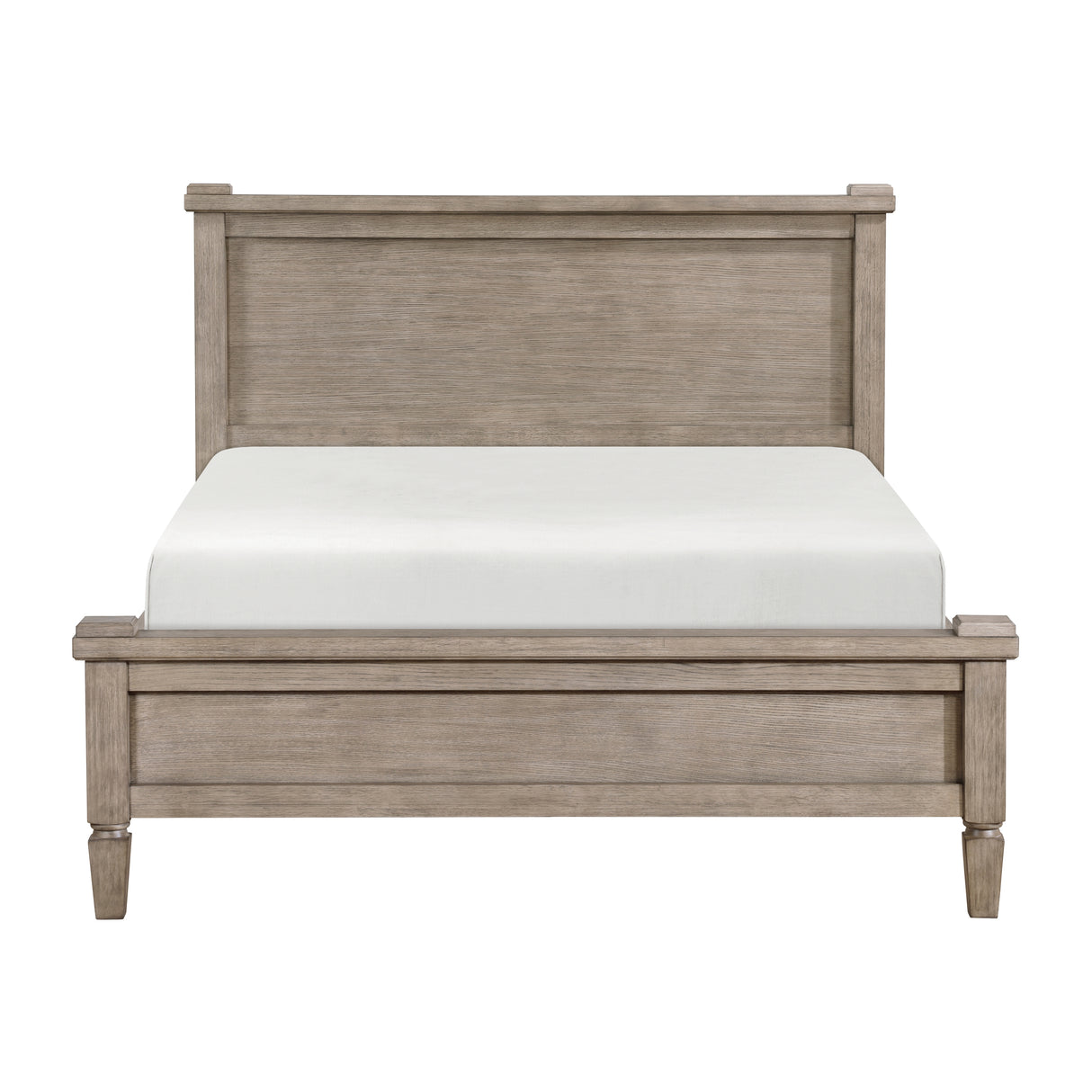 Marceline Gray Oak California King Canopy Platform Bed from Homelegance - Luna Furniture