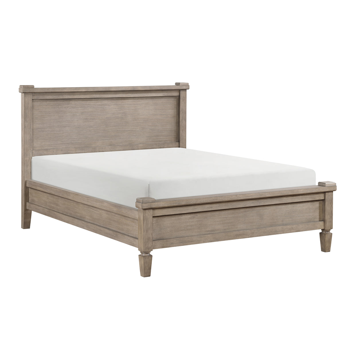 Marceline Gray Oak Canopy Platform Bedroom Set from Homelegance - Luna Furniture