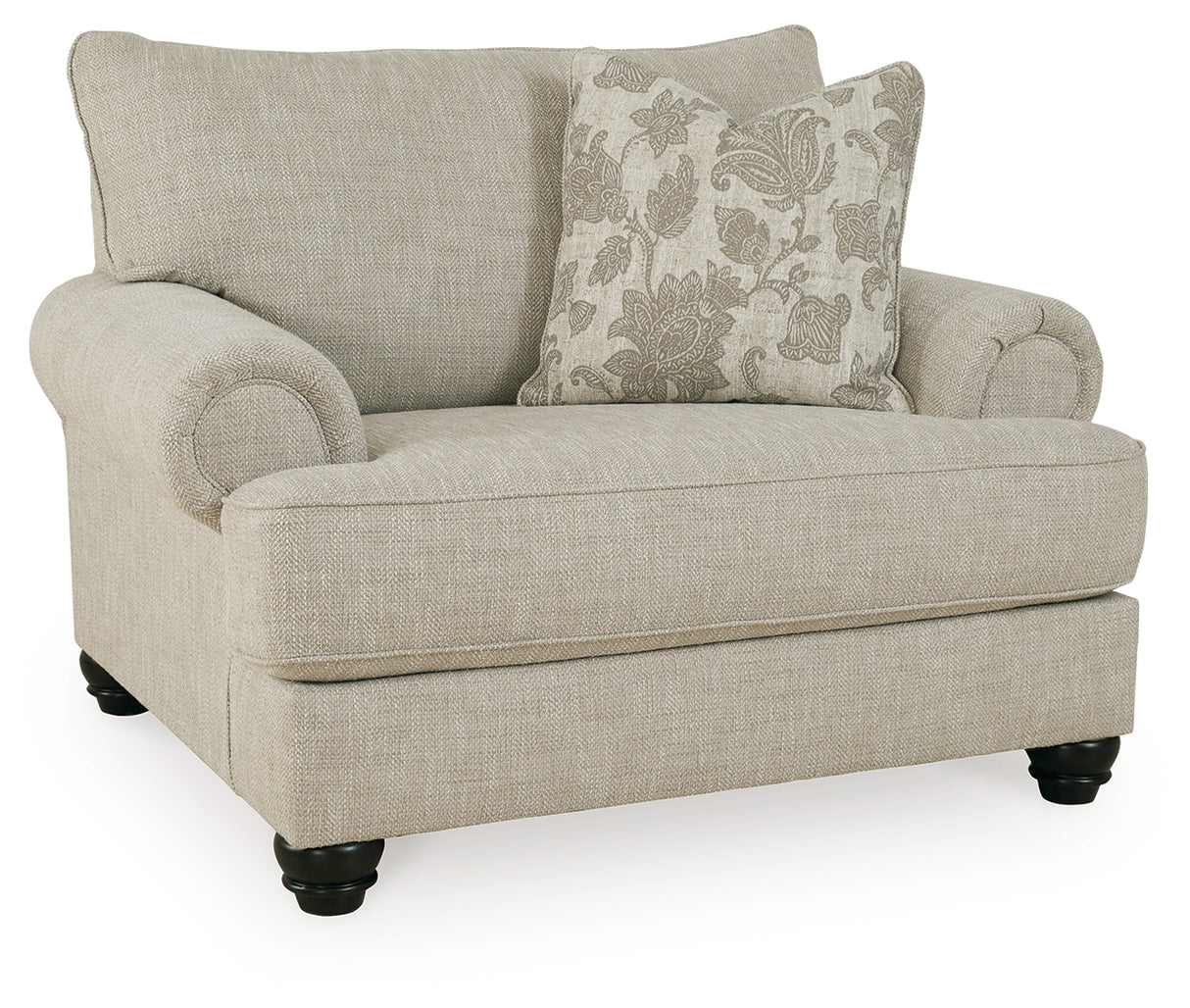 Asanti Fog Sofa, Loveseat, Oversized Chair and Ottoman from Ashley - Luna Furniture