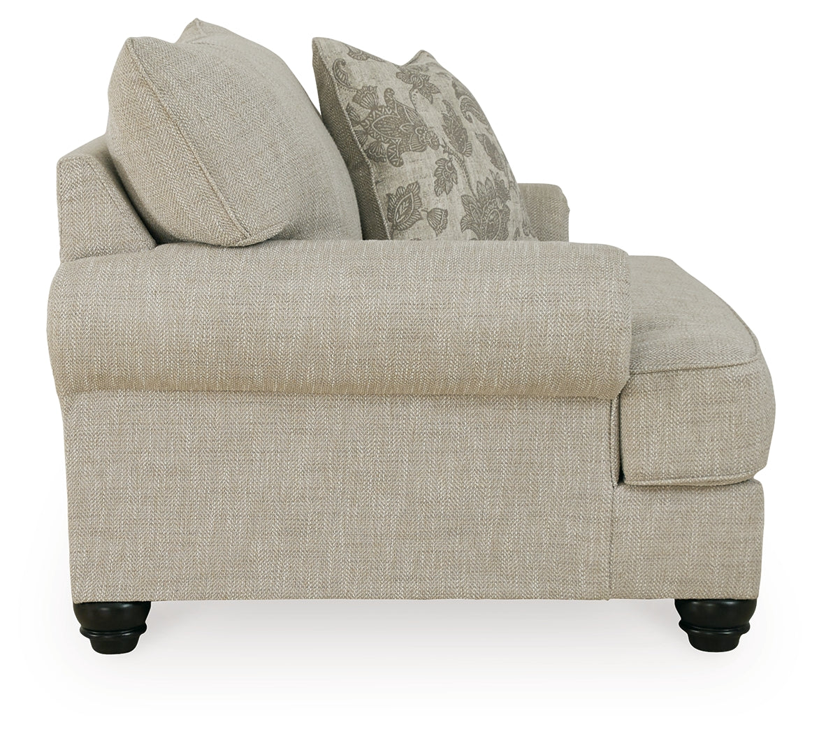 Asanti Fog Sofa, Loveseat, Oversized Chair and Ottoman from Ashley - Luna Furniture