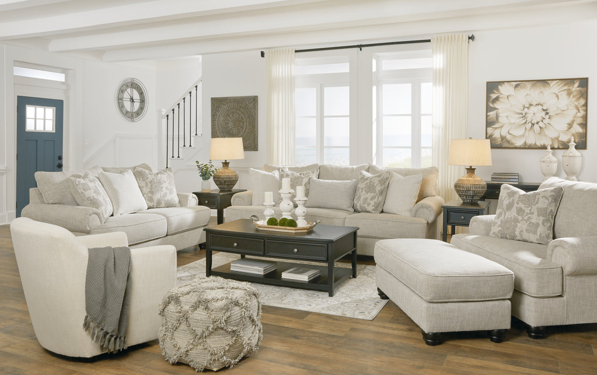Asanti Fog Sofa, Loveseat and Ottoman from Ashley - Luna Furniture