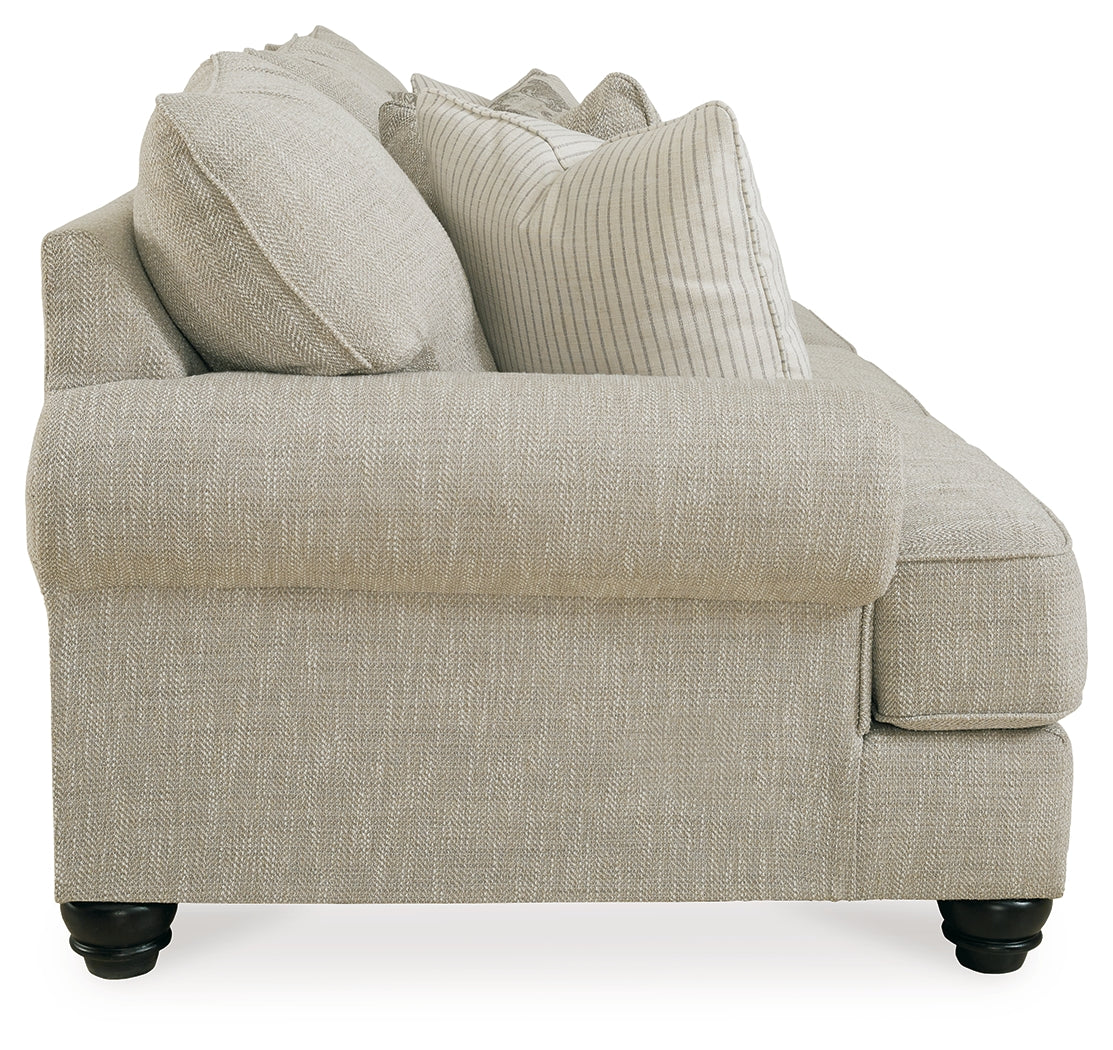 Asanti Fog Sofa, Loveseat and Ottoman from Ashley - Luna Furniture