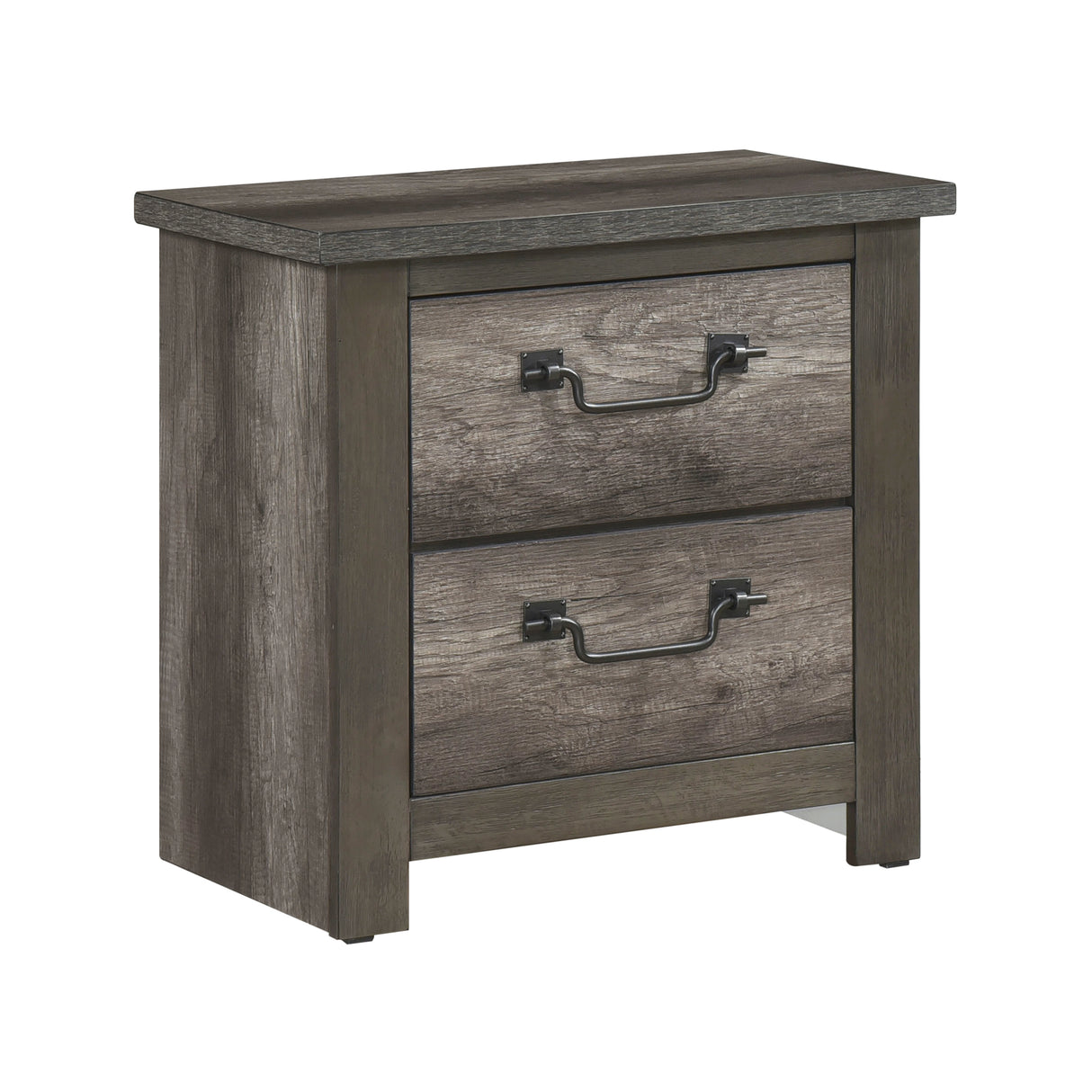 Lenior Gray 5pc Bedroom Set (QB+NS+DR+MR+CH) from Homelegance - Luna Furniture