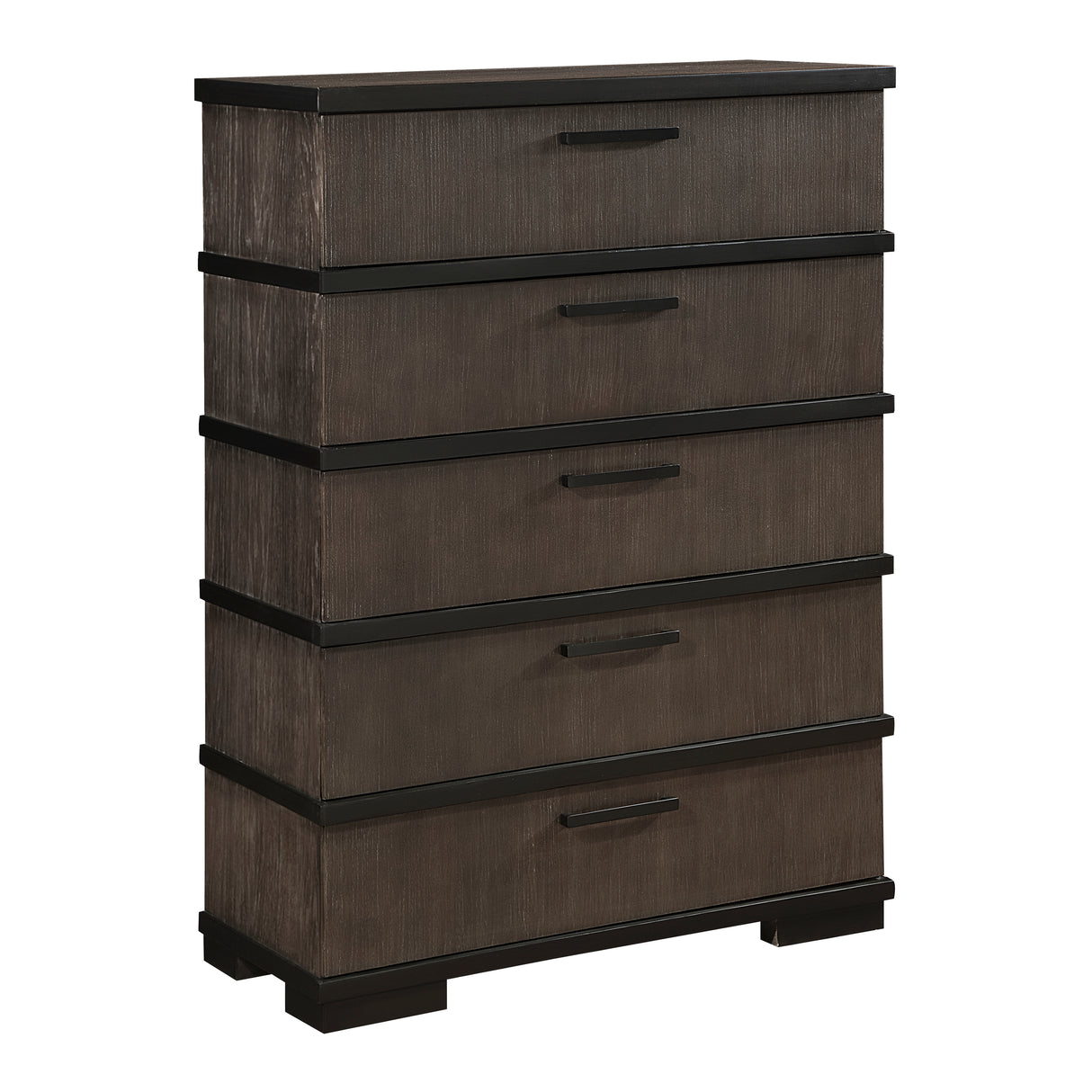 Acworth Brownish Gray 5pc Set (QB+NS+DR+MR+CH) from Homelegance - Luna Furniture