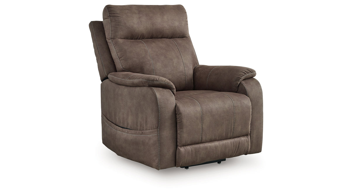 Crestmeade Espresso Power Lift Recliner from Ashley Furniture - Luna Furniture
