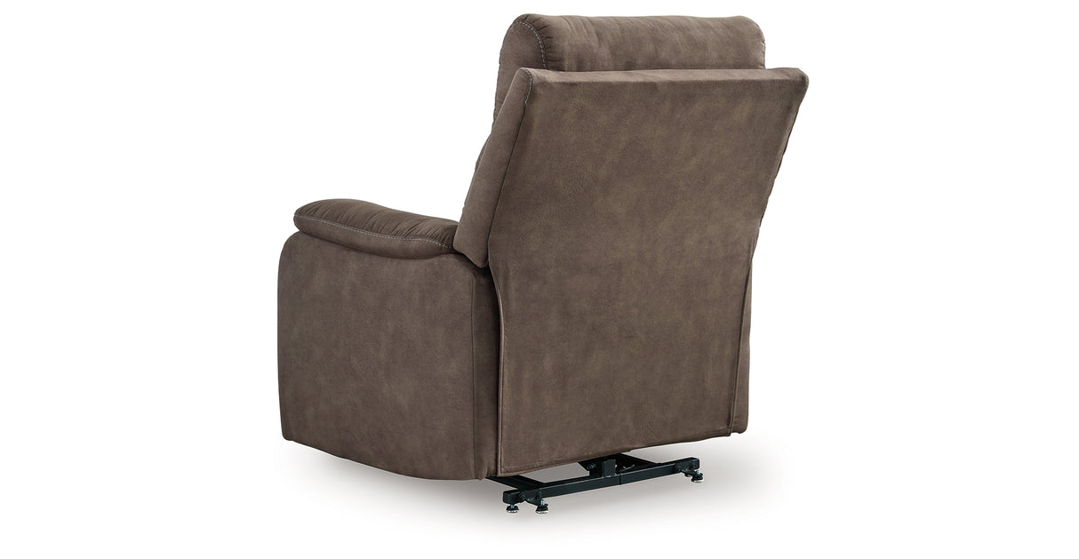 Crestmeade Espresso Power Lift Recliner from Ashley Furniture - Luna Furniture
