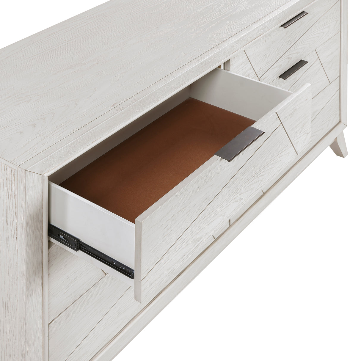 Asteria Antique White Mirror (Mirror Only) from Homelegance - Luna Furniture