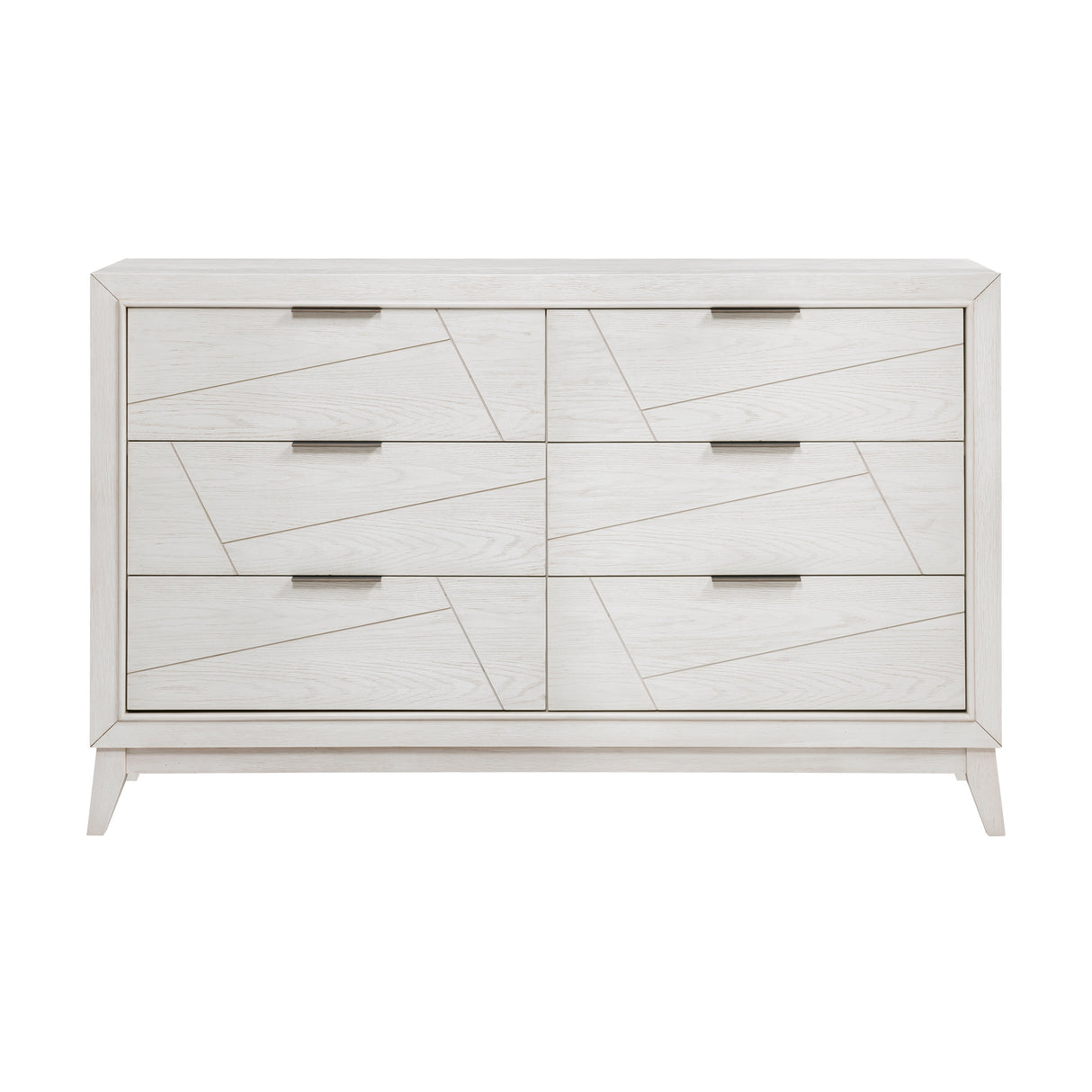 Asteria Antique White 5pc Set (QB+NS+DR+MR+CH) from Homelegance - Luna Furniture