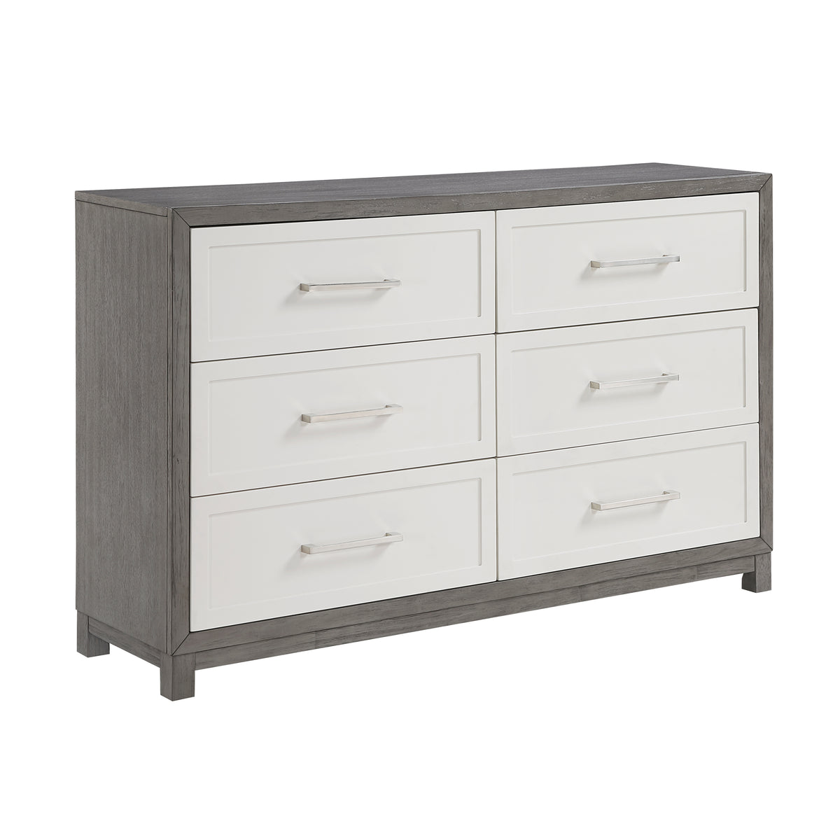 Rowan Ivory/Gray Queen Storage Platform Bed from Homelegance - Luna Furniture