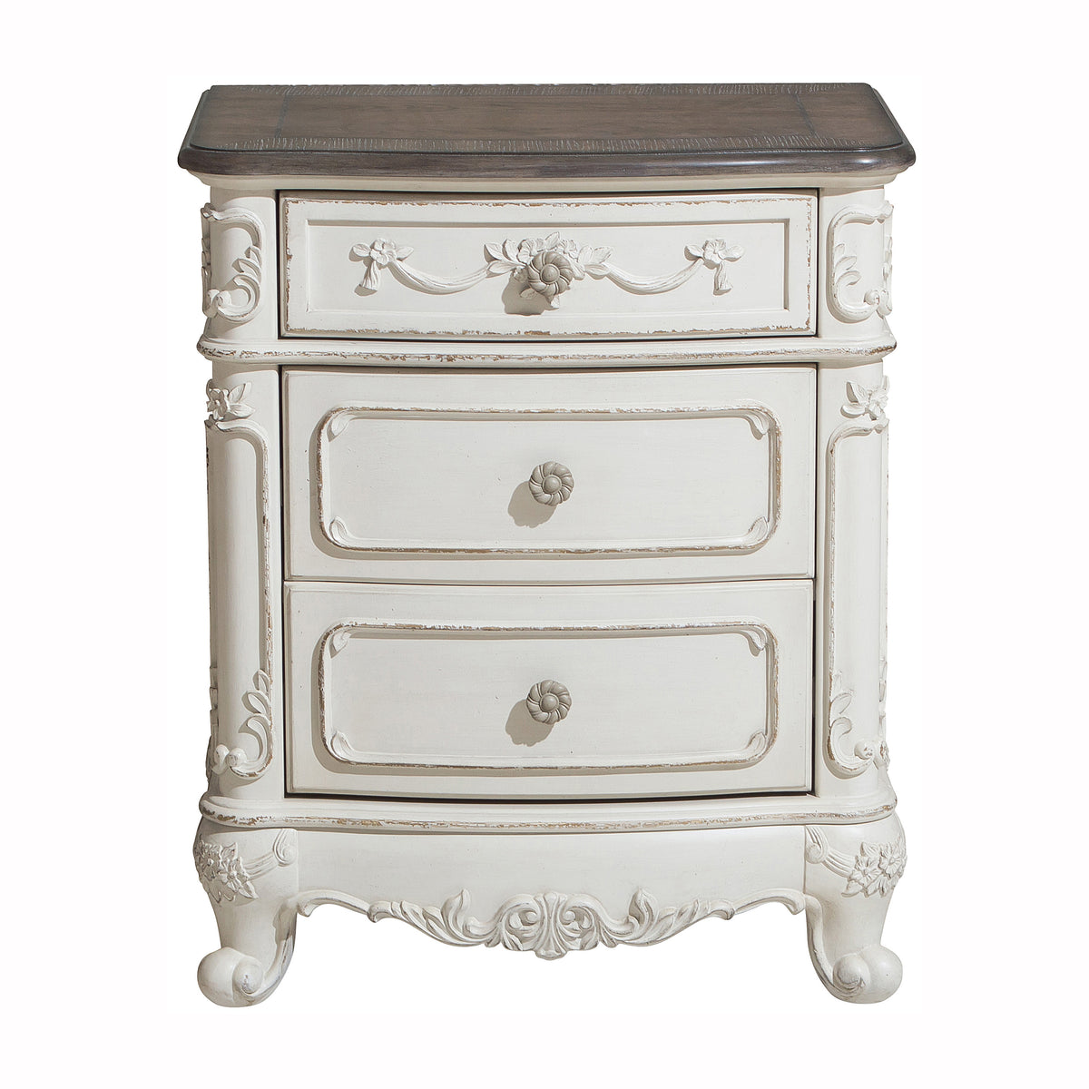 Cinderella Antique White Writing Desk from Homelegance - Luna Furniture