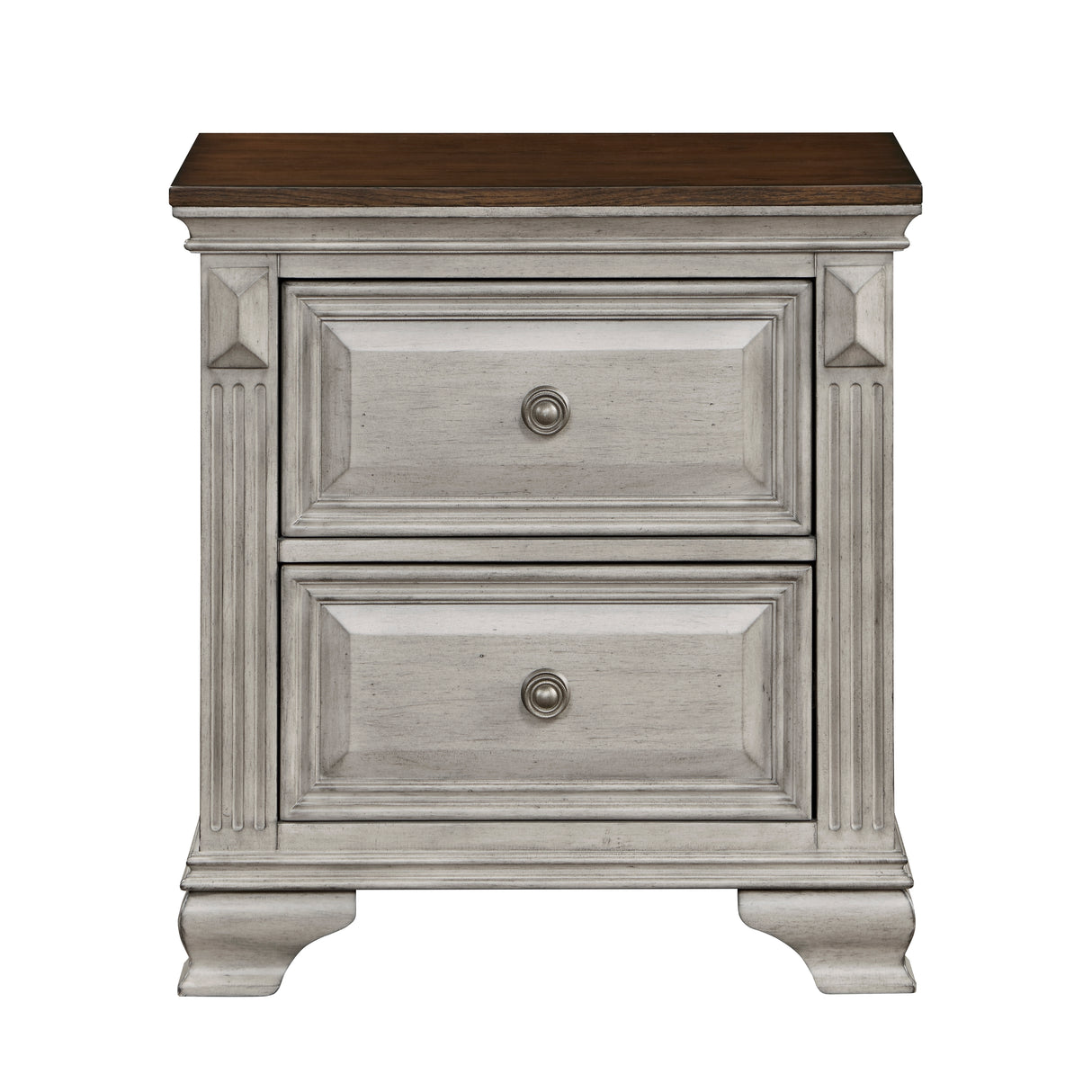 Marquette Gray/Brown Panel Bedroom Set from Homelegance - Luna Furniture