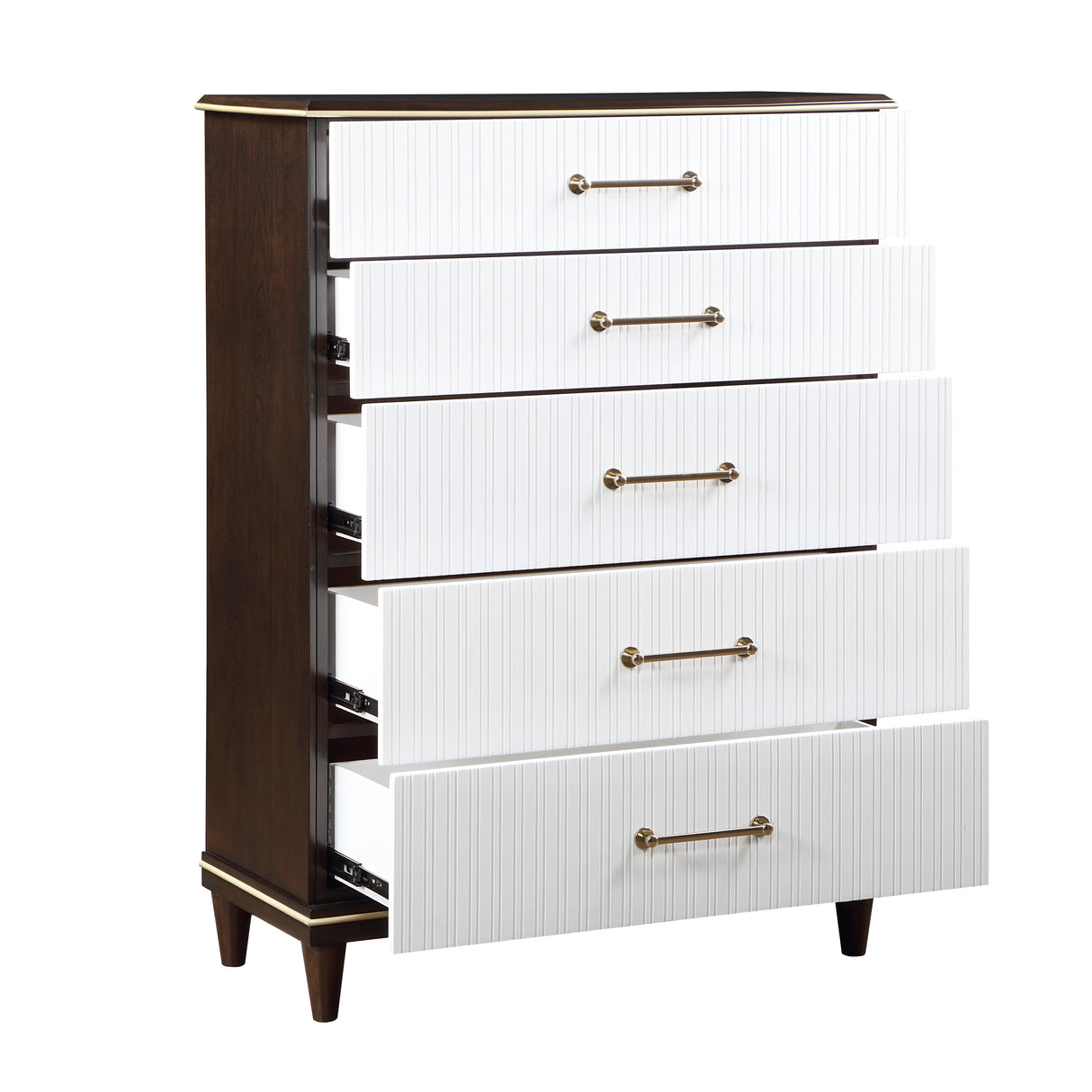 Niles White/Cherry Mirror (Mirror Only) from Homelegance - Luna Furniture