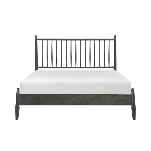 Brickell Gray Twin Platform Bed
