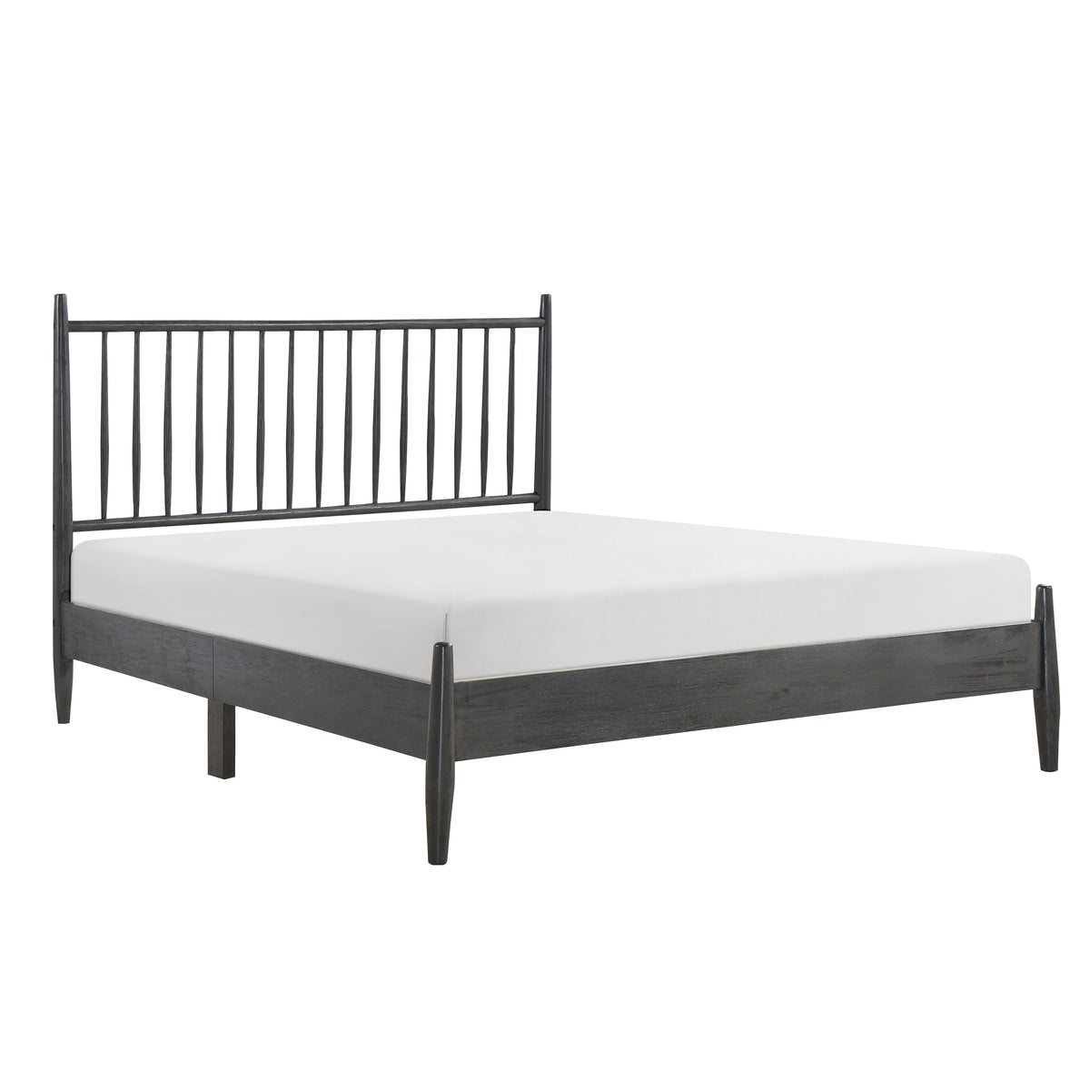 Brickell Gray Twin Platform Bed from Homelegance - Luna Furniture