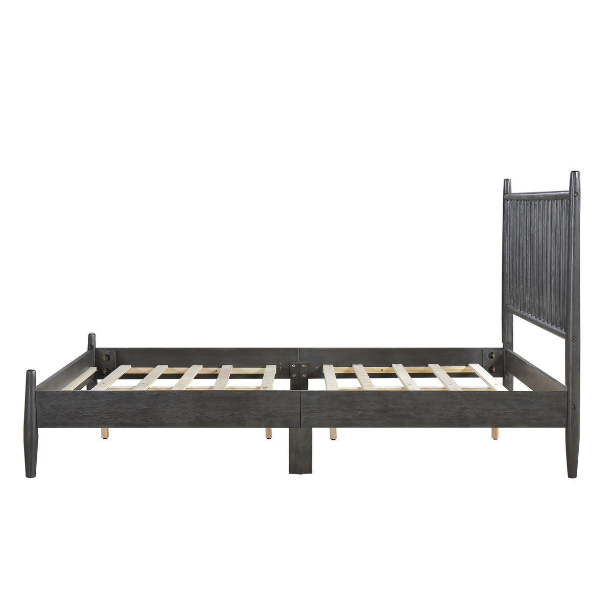 Brickell Gray Twin Platform Bed from Homelegance - Luna Furniture