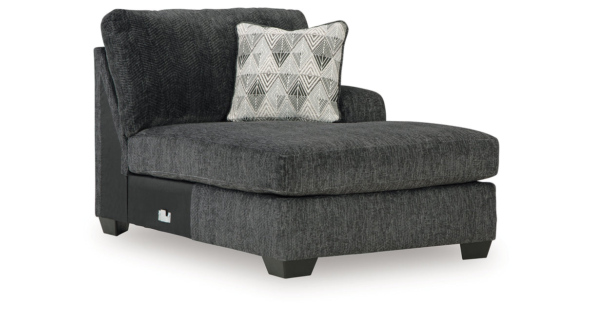 Hollyview Shadow Right-Arm Facing Corner Chaise from Ashley - Luna Furniture