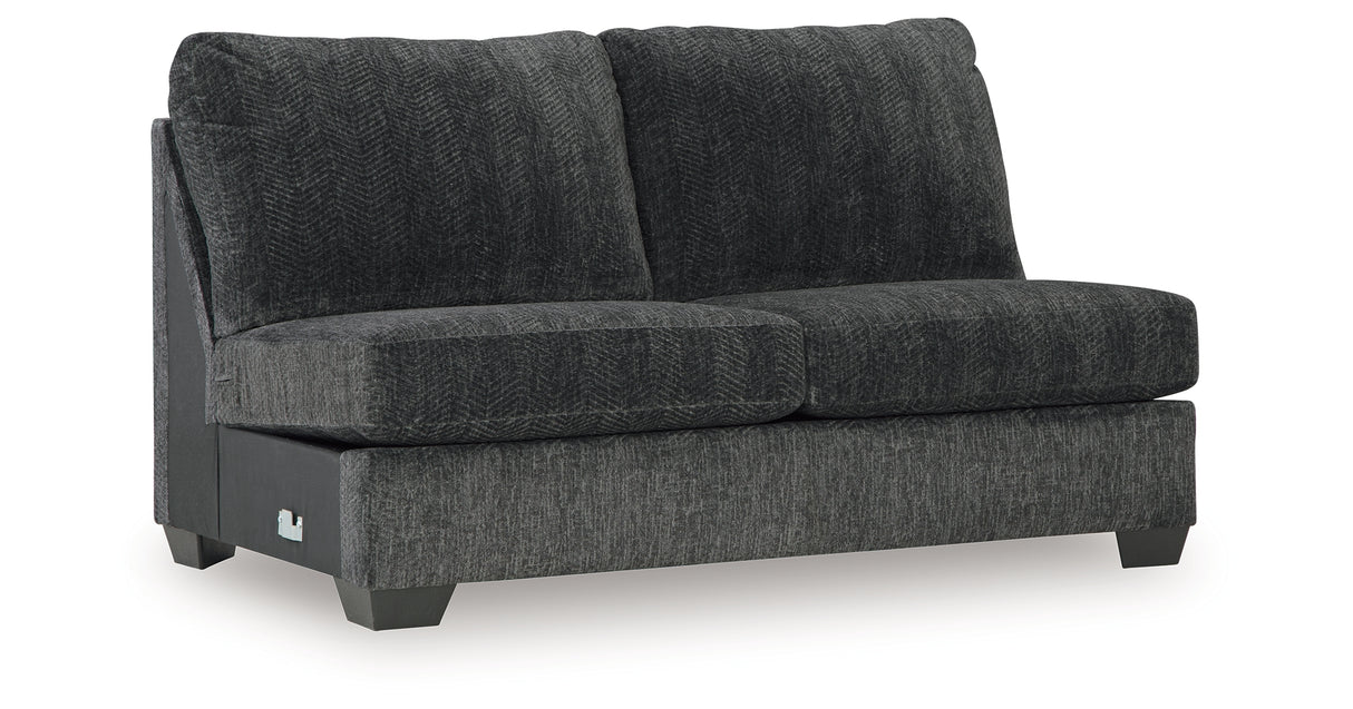 Hollyview Shadow Armless Loveseat from Ashley - Luna Furniture