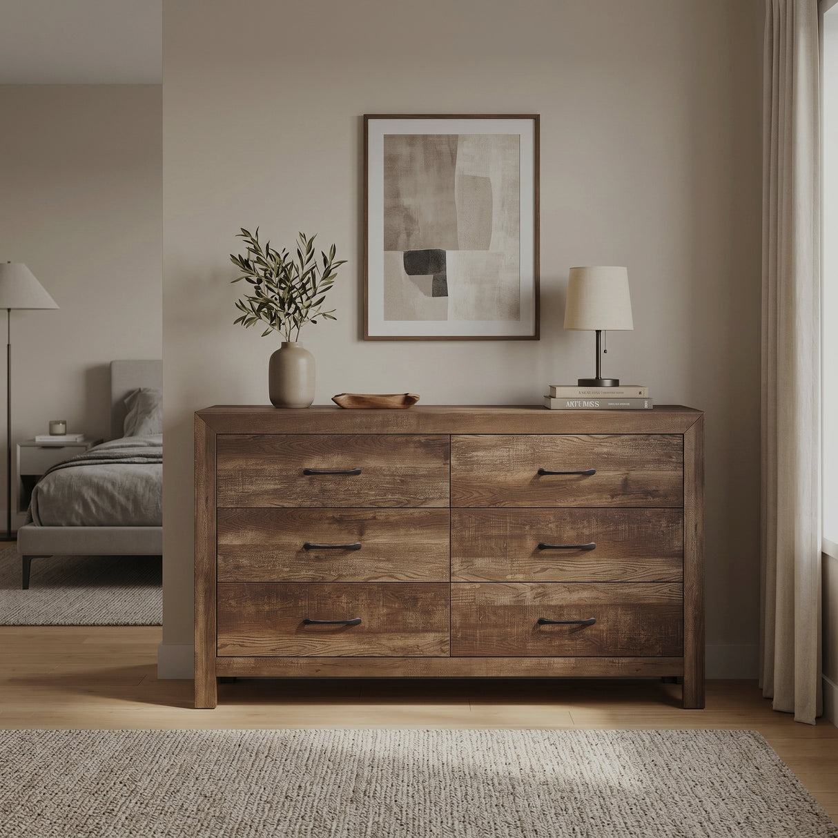 Corbin Brown Mirror (Mirror Only) from Homelegance - Luna Furniture