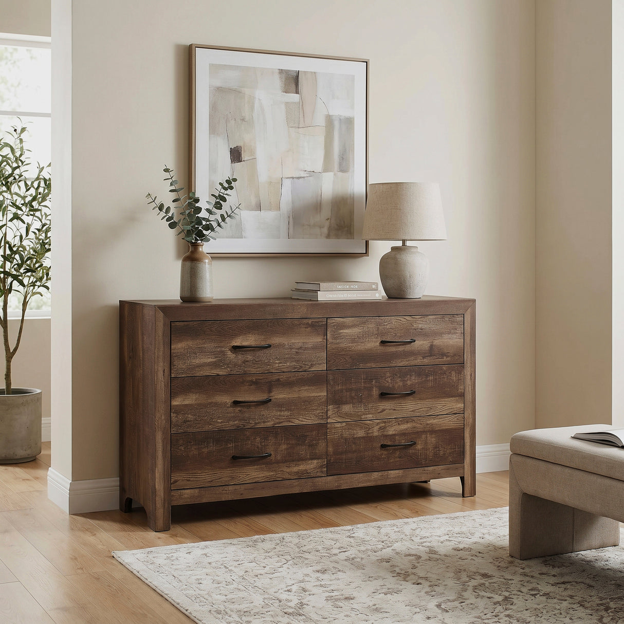 Corbin Brown Mirror (Mirror Only) from Homelegance - Luna Furniture