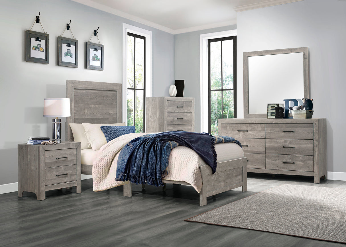 Corbin Gray Mirror (Mirror Only) from Homelegance - Luna Furniture