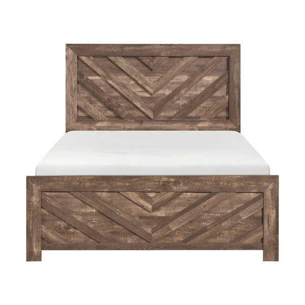 Corbin Brown Crossbuck California King Bed