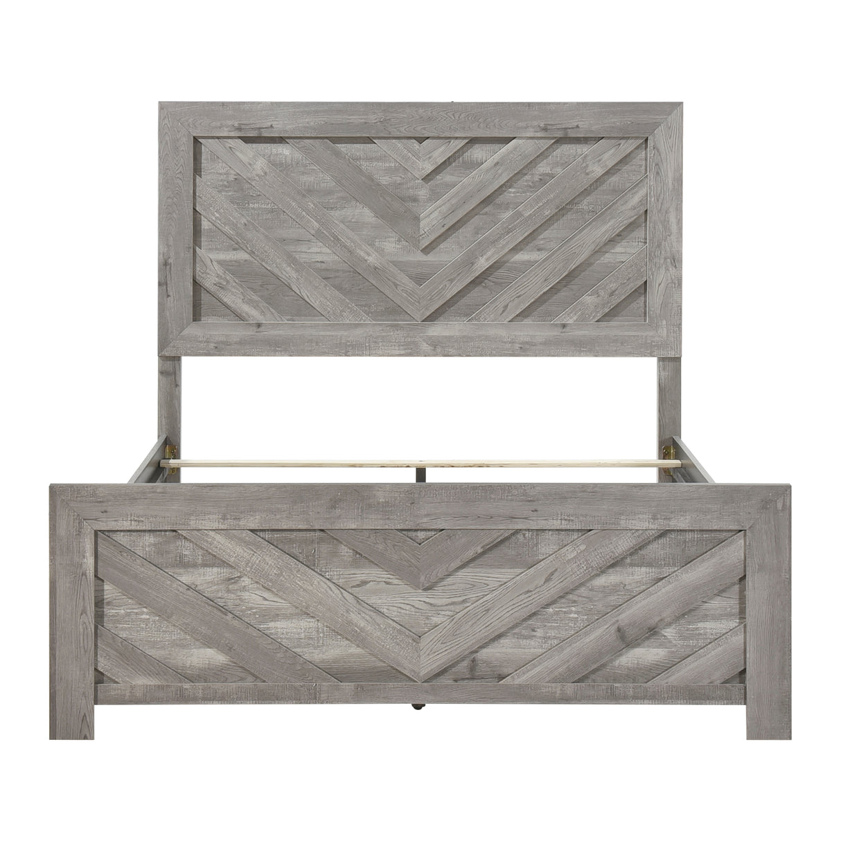 Corbin Gray Crossbuck 4pc Set (QB+NS+DR+MR) from Homelegance - Luna Furniture