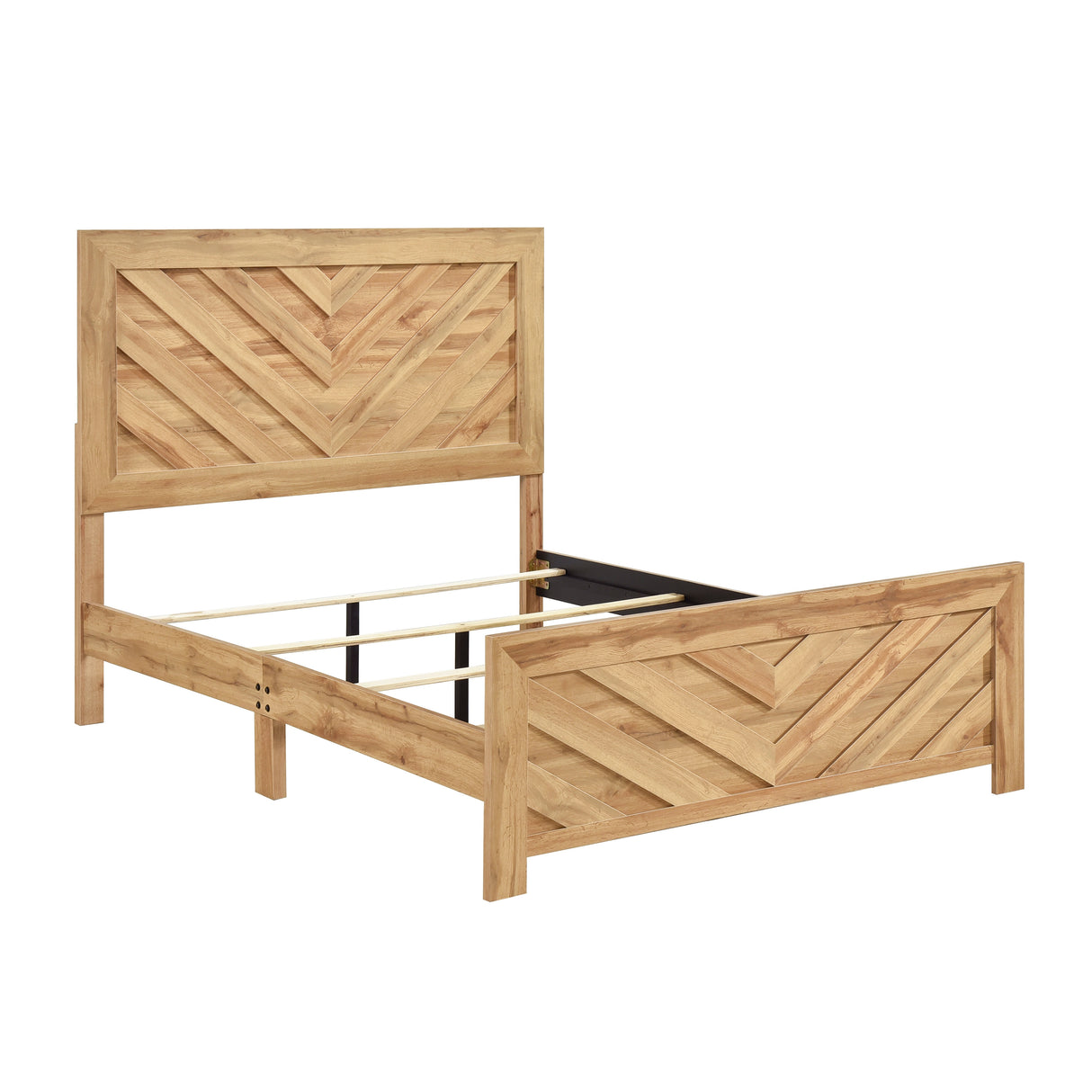 Corbin Natural Crossbuck 5pc Set (QB+NS+DR+MR+CH) from Homelegance - Luna Furniture