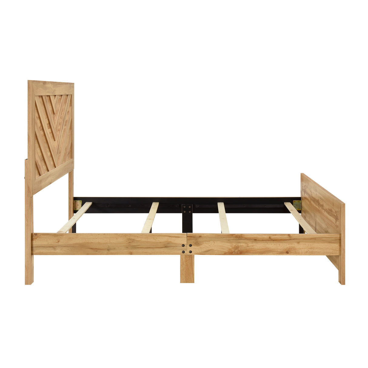 Corbin Natural Crossbuck 5pc Set (QB+NS+DR+MR+CH) from Homelegance - Luna Furniture