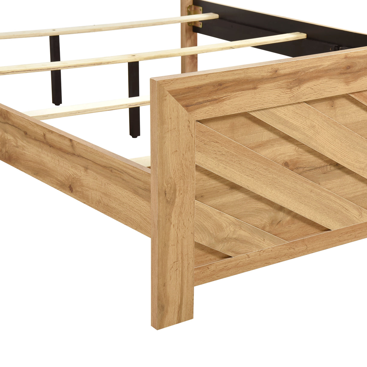 Corbin Natural Crossbuck 5pc Set (QB+NS+DR+MR+CH) from Homelegance - Luna Furniture