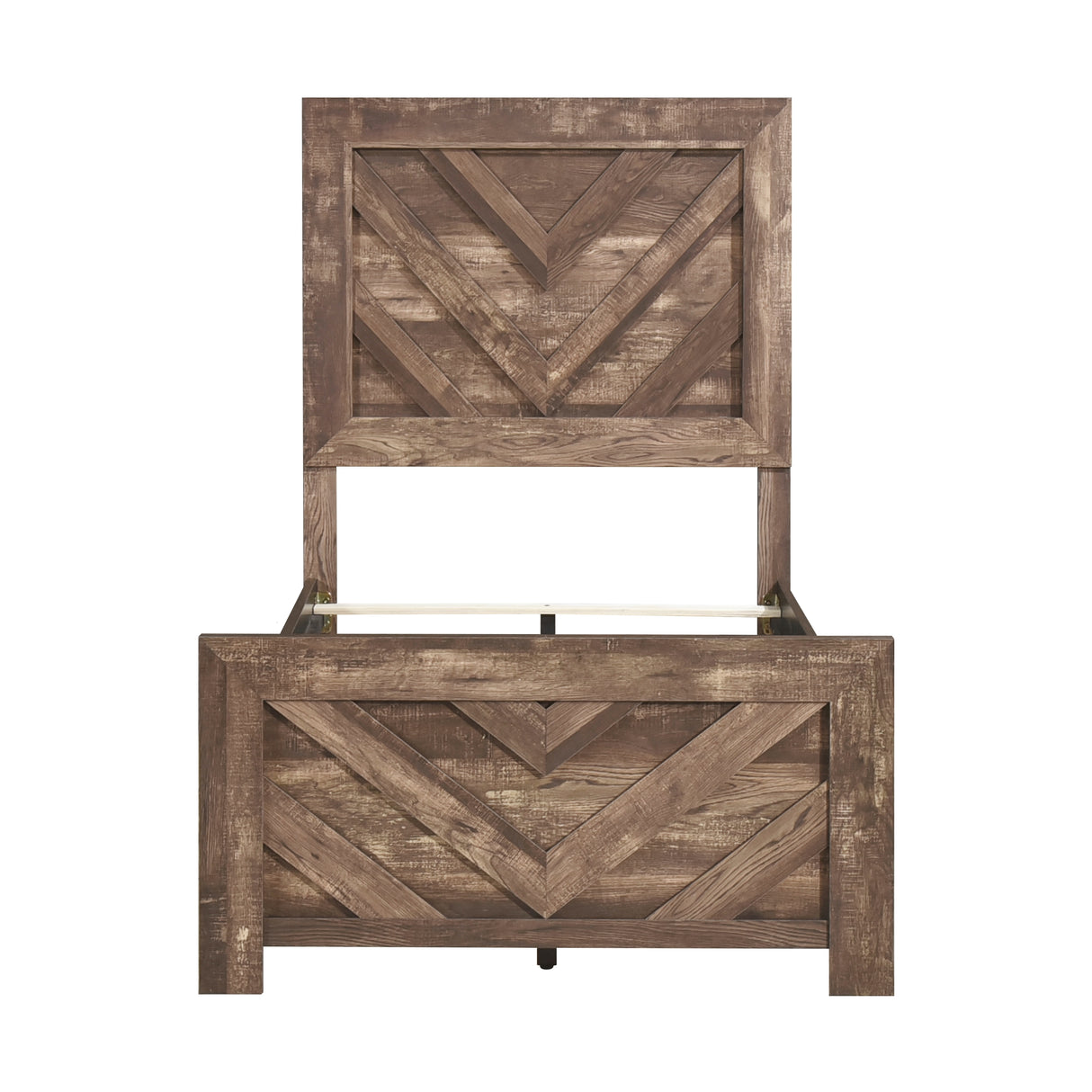 Corbin Brown Crossbuck 4pc Set (TB+NS+DR+MR) from Homelegance - Luna Furniture