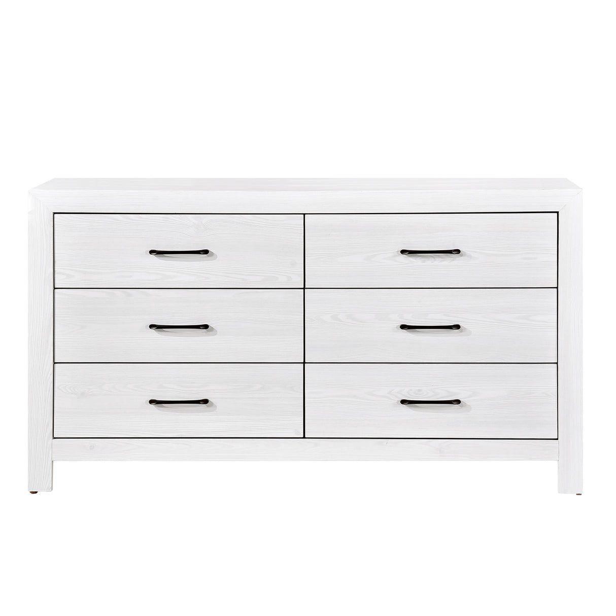 Corbin White Crossbuck 4pc Set (QB+NS+DR+MR) from Homelegance - Luna Furniture
