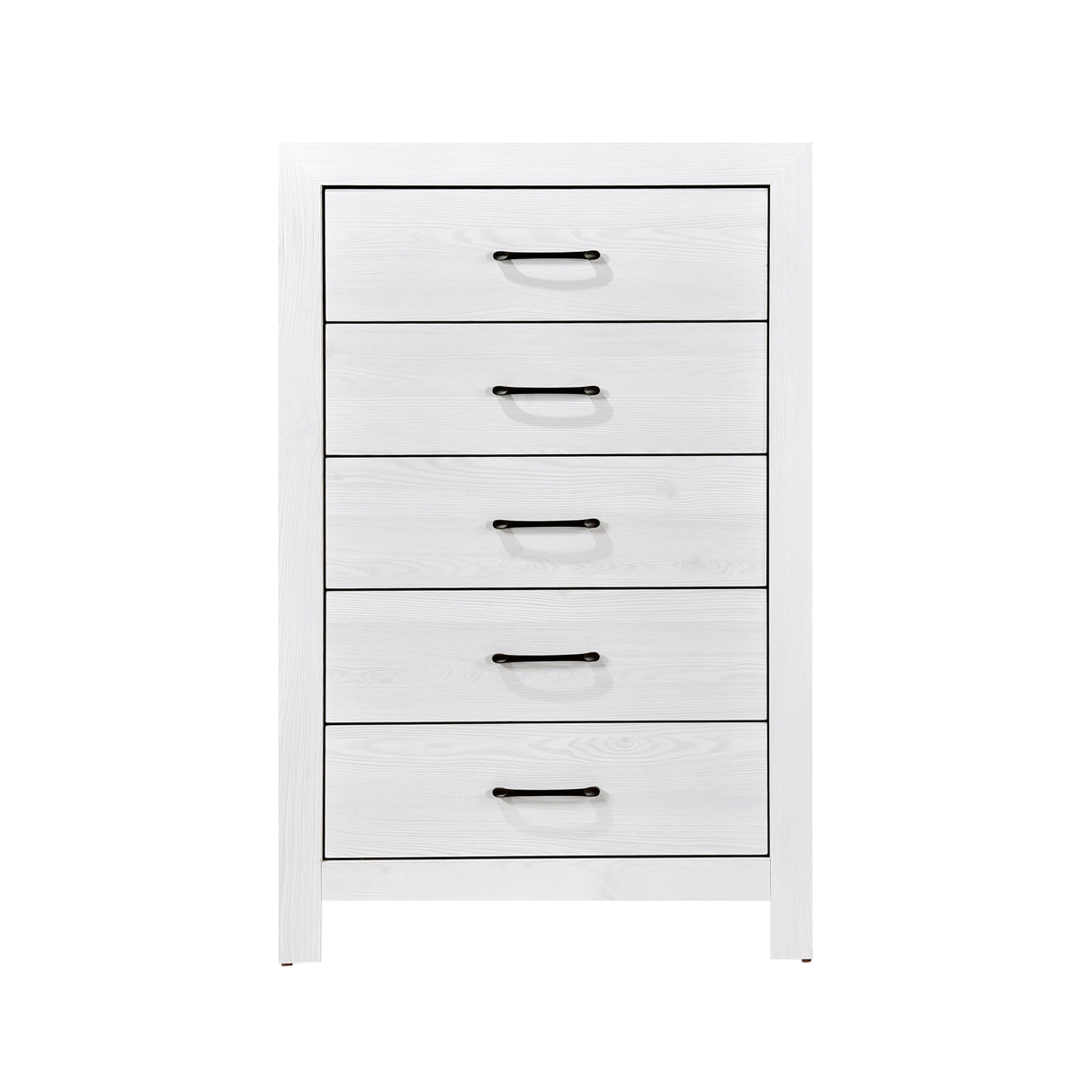 Corbin White Crossbuck 5pc Set (TB+NS+DR+MR+CH) from Homelegance - Luna Furniture