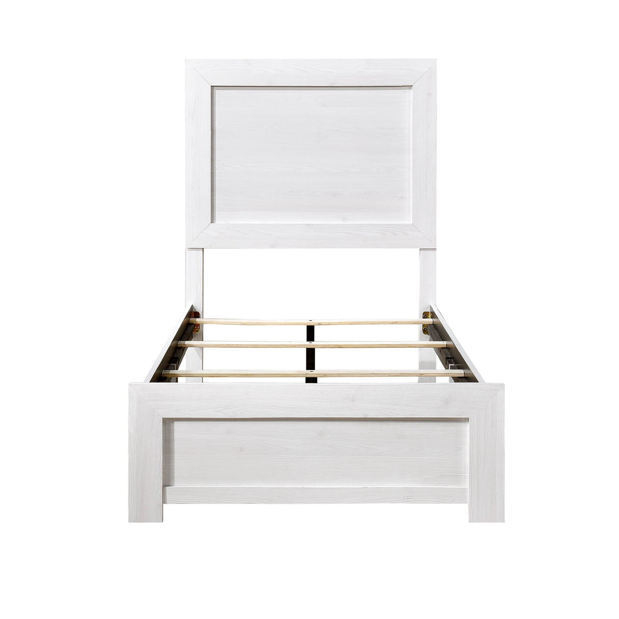Corbin White Crossbuck 5pc Set (TB+NS+DR+MR+CH) from Homelegance - Luna Furniture