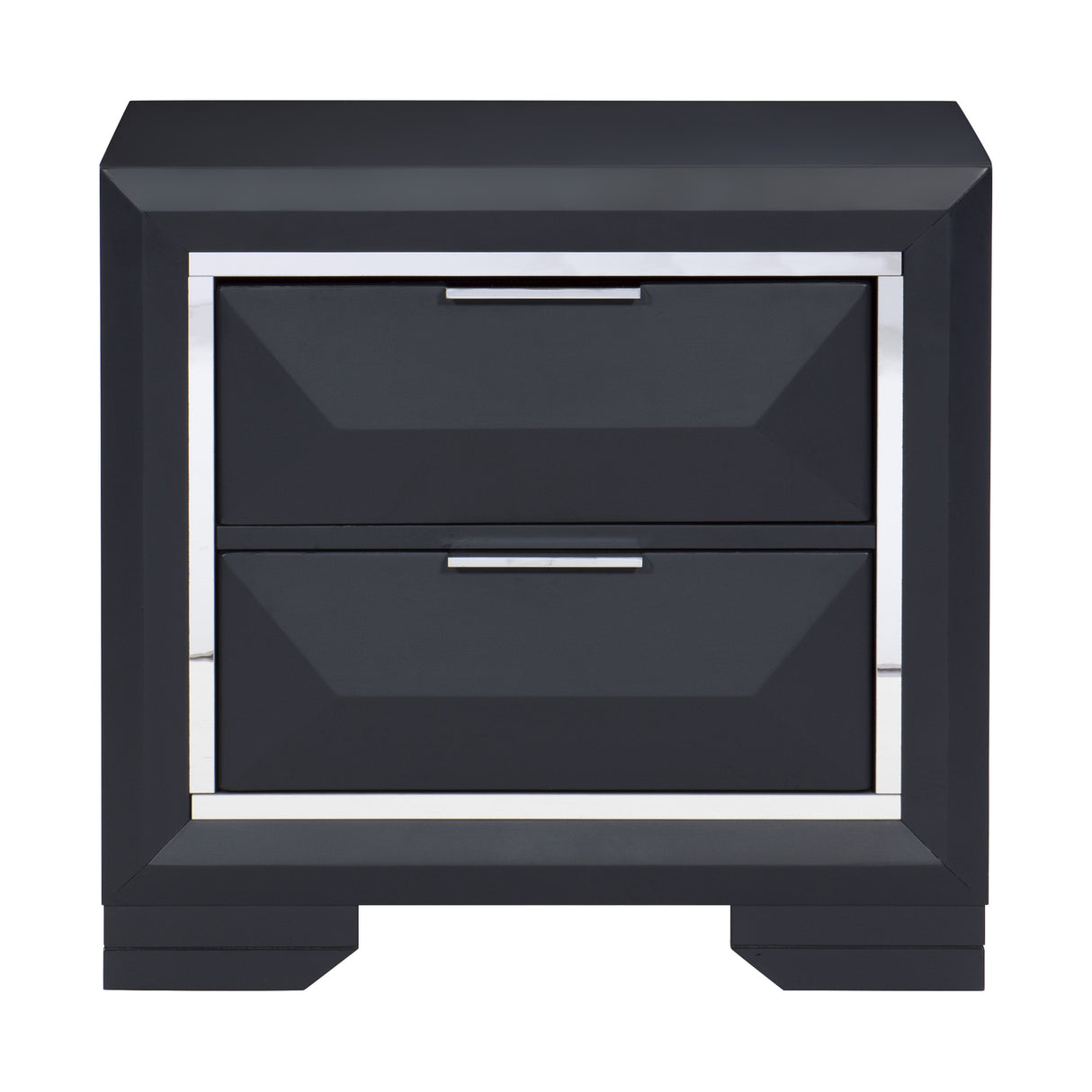 Rosemont Midnight Blue 5-Piece Bedroom Set (Queen Bed, Nightstand, Dresser, Mirror, Chest) from Homelegance - Luna Furniture