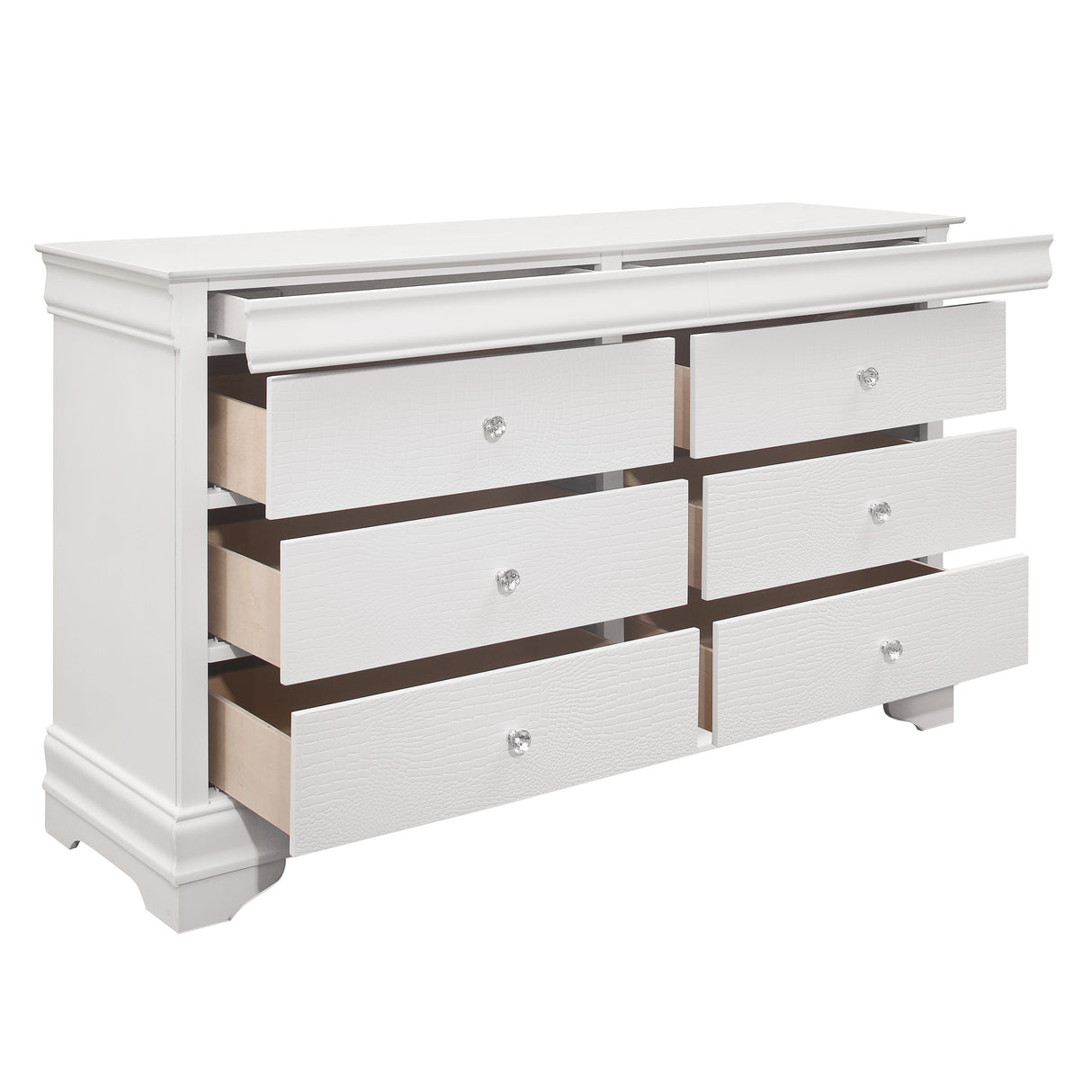 Logandale Brown Queen Platform Bed with Footboard Storage from Homelegance - Luna Furniture