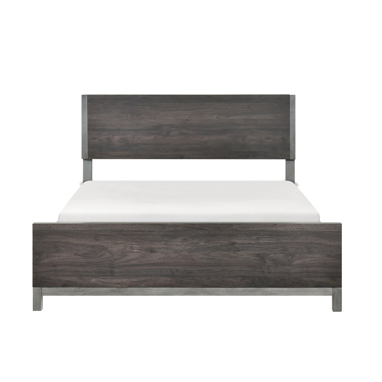 Zephyr Brownish Gray California King Panel Bed from Homelegance - Luna Furniture