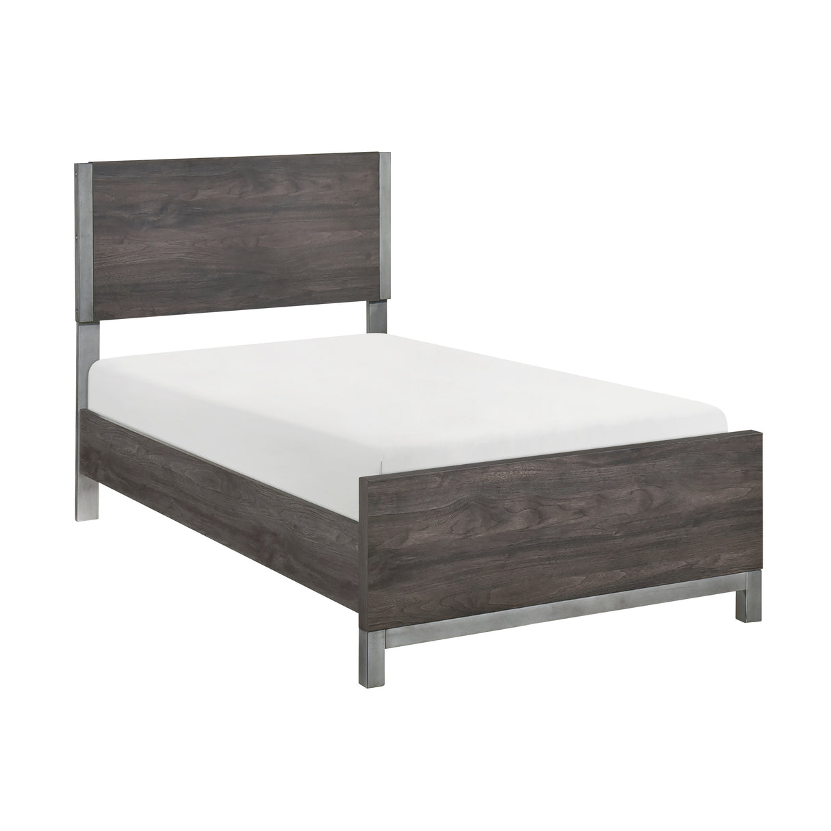 Zephyr Brownish Gray California King Panel Bed from Homelegance - Luna Furniture