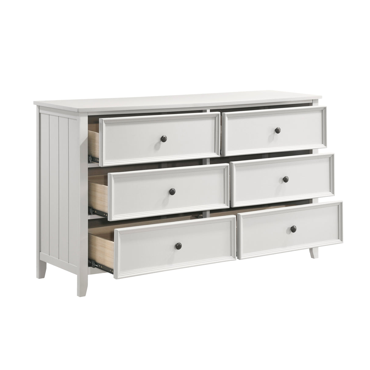 Donahue White 5pc Set (QB+NS+DR+MR+CH) from Homelegance - Luna Furniture