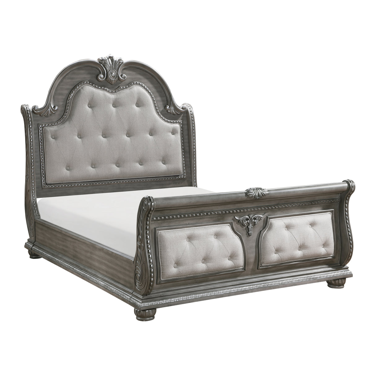 Bennington Gray California King Bed from Homelegance - Luna Furniture