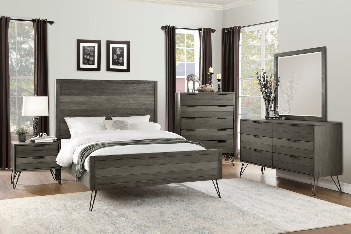 Urbanite Gray Full Bed from Homelegance - Luna Furniture